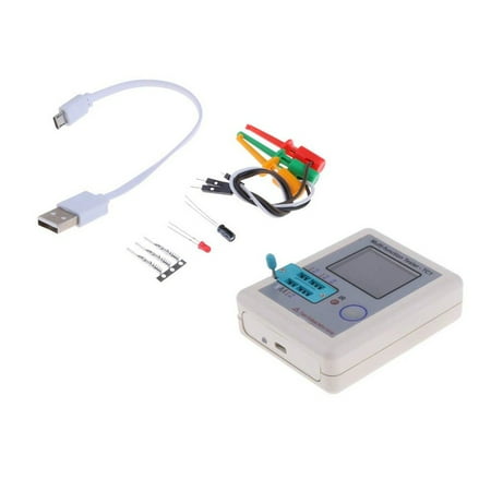 3.5 inch Colorful Display Pocketable Multifunctional TFT Backlight Transistor LCR-TC1 Tester for Diode Triode Capacitor Resistor Transistor LCR ESR NPN PNP MOSFET
